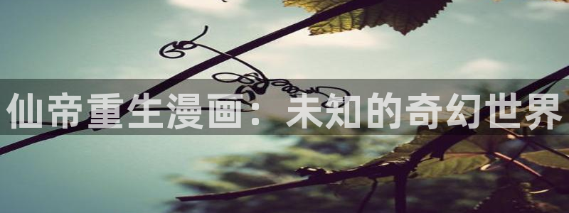 漫蛙漫2：仙帝重生漫画：未知的奇幻世界