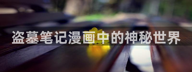 www.漫蛙：盗墓笔记漫画中的神秘世界
